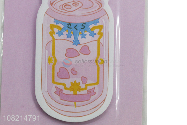 Yiwu market canned strawberry juice sticky notes notepads