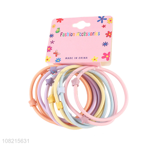 Good Price 10 Pieces Hair Rope Cheap Hair Ring Set