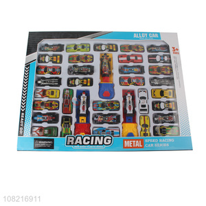 Wholesale from china creative metal racing car toys set for kids