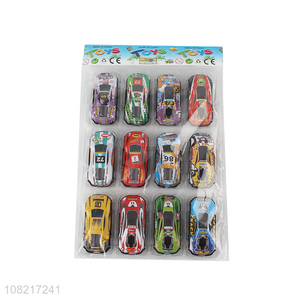 Hot items 12pieces mini racing car model toys vehicle toys