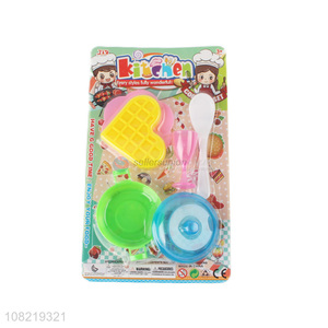 Hot items colourful plastic pretend play kitchen toys for sale