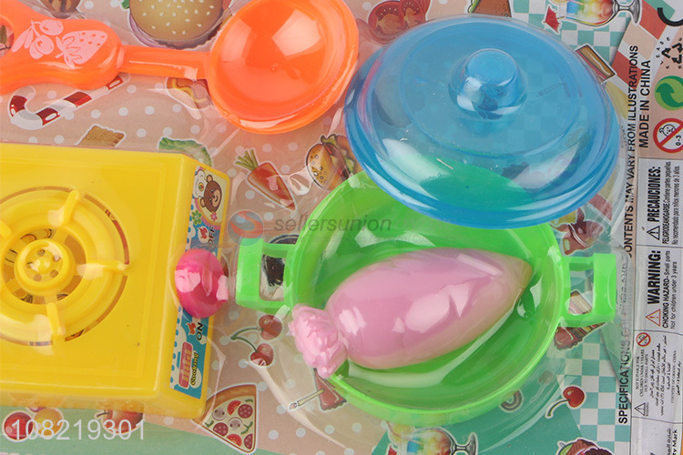 Good quality plastic pretend play kitchen cooking toys
