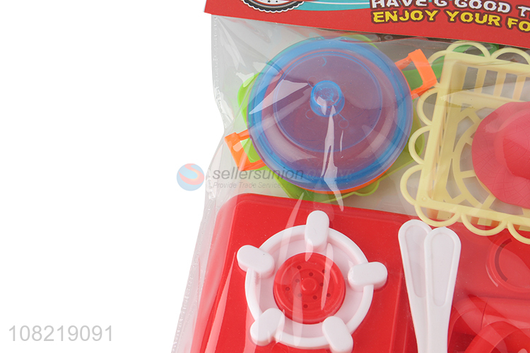 Yiwu wholesale plastic kids pretend play set kitchen toys