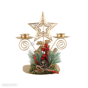 Hot Selling Christmas Decorative Candle Holder Fashion Candlestick