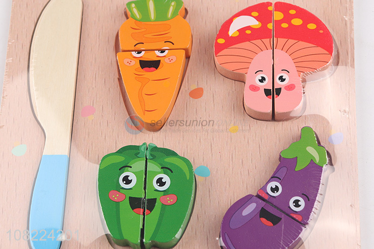 Yiwu market creative kitchen toys wooden educational toys