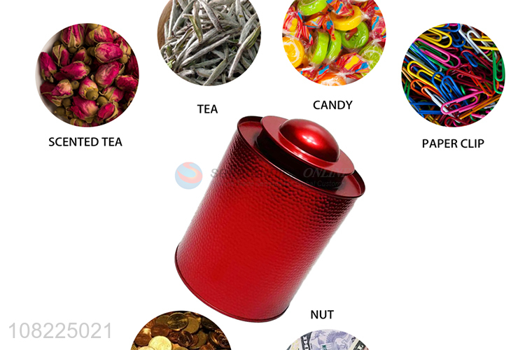 Popular Metal Packing Box Fashion Tea Canister Tin Can