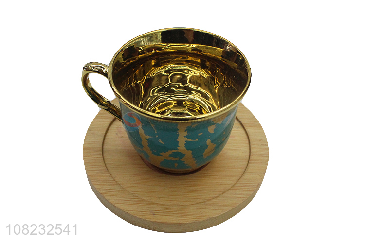 Factory supply ceramic tea cup set ceramic coffee cup saucer set
