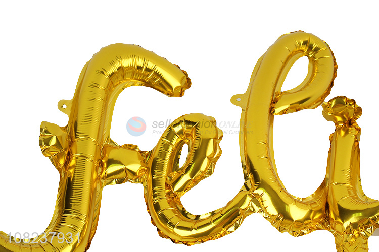 Creative Design Conjoined Letters Foil Balloons For Decoration