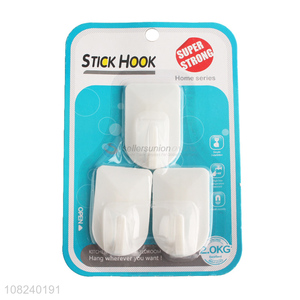 Hot Products Plastic Sticky Hook Heavy Duty Adhesive Hooks