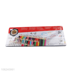 Best Selling 50 Pieces Kids Colour Pencils Set
