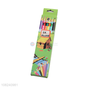 Wholesale 6 Color Pencils Kids Drawing Pencil Set