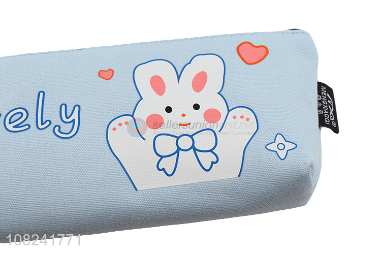 Yiwu supplier blue cartoon pencil case for students