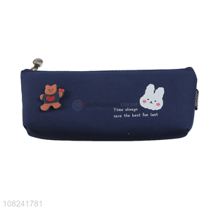 Good sale cartoon pencil case students stationery bag