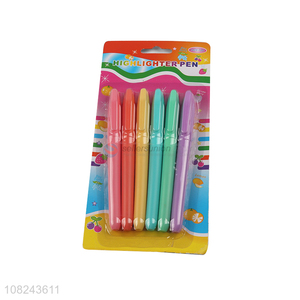 Good Quality 6 Pieces Fashion Highlighter Pen Set