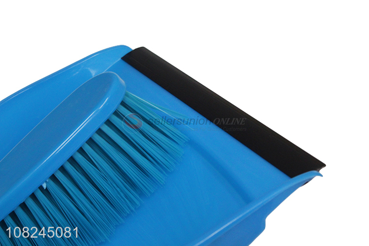 Best selling blue plastic dustpans desktop brooms