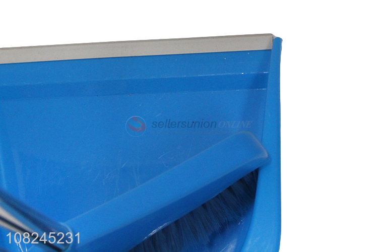 Low price wholesale household plastic broom dustpan set