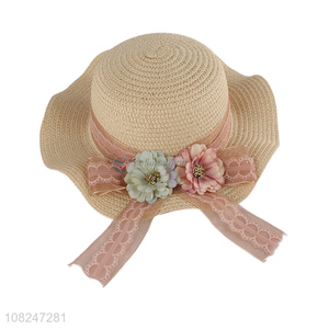 Hot sale ladies temperament sunhat fashion starw hat