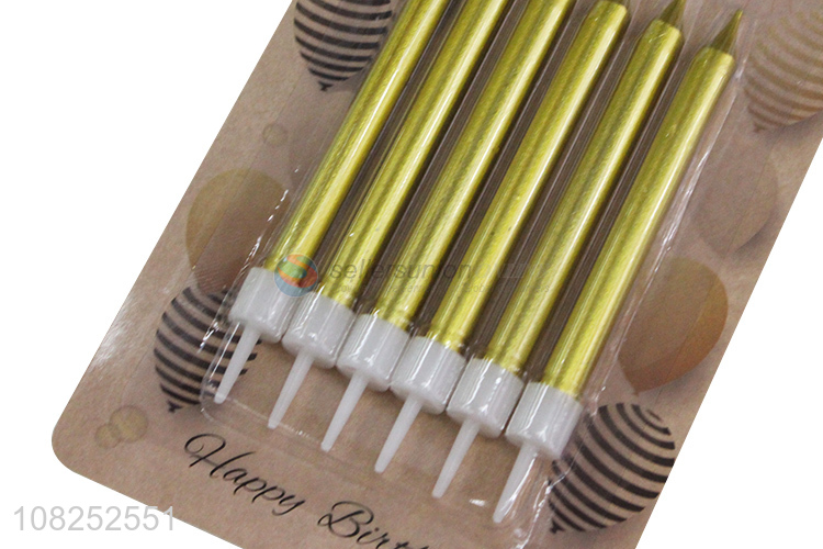 Hot selling simple birthday candles party candles