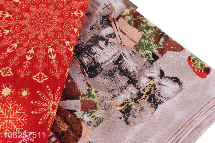 Good Quality Rectangle Table Cloth For Christmas Decoration