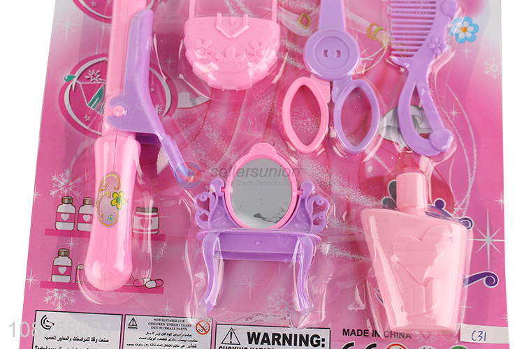 Factory price fashion girls plastic jewelry toys beauty toys