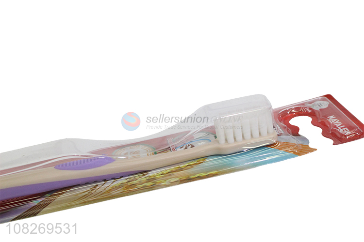 Yiwu factory reusable soft nylon toothbrush for adult