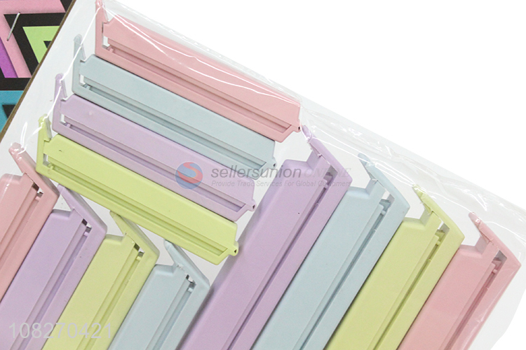 High Quality 12 Pieces Plastic Bag Clips Food Seal Clip