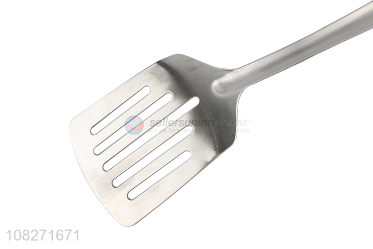 Hot selling stainless steel slotted spatula kitchen utensils