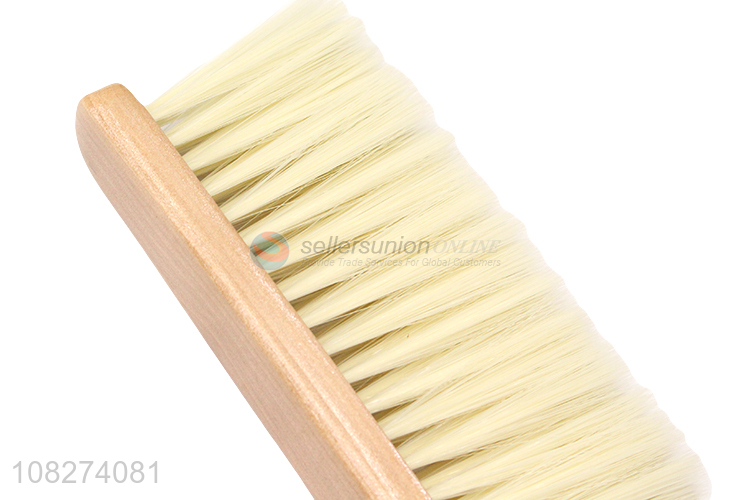 Wholesale soft bristle wooden handle bed cleaning brush dusting brush