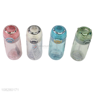 Best Quality Plastic Water Bottle With Straw Wholesale