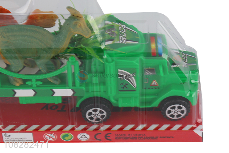 China market plastic animal trailer toy vehicle model for boys