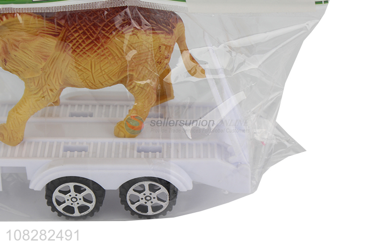 Hot products plastic toy trailer boy kids toy car model