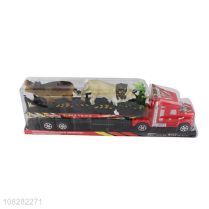 Online wholesale plastic toy vehicle kids construction toys