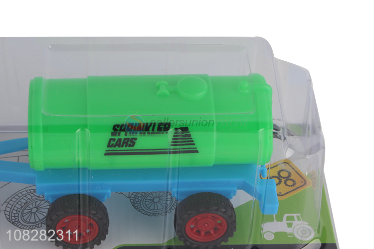 Hot selling toy car kids toys plastic truck trailer toys