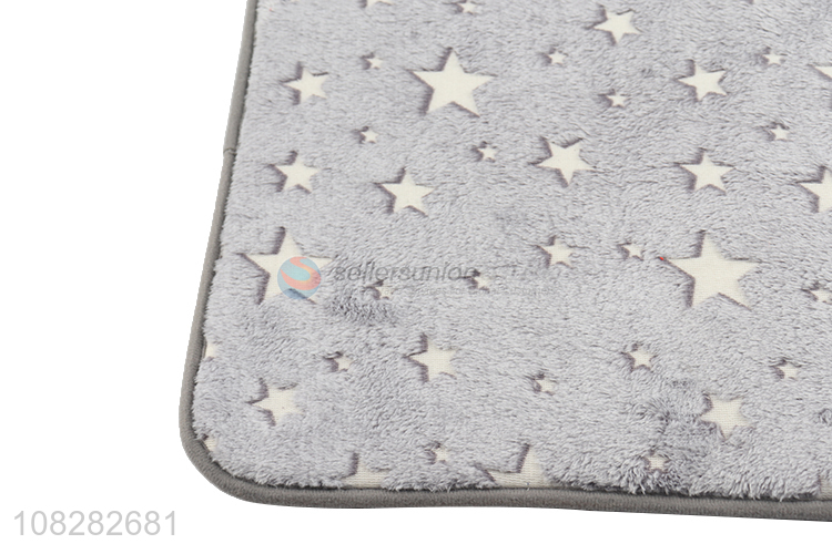 New design square soft non-slip luminous polyester seat cushion