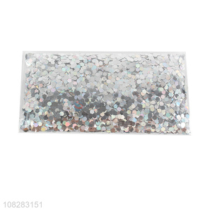 Fashion Laser Silver Glitter Nail Sequins DIY Handmade Material