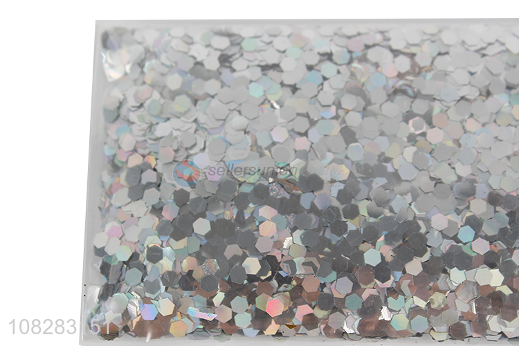 Fashion Laser Silver Glitter Nail Sequins DIY Handmade Material