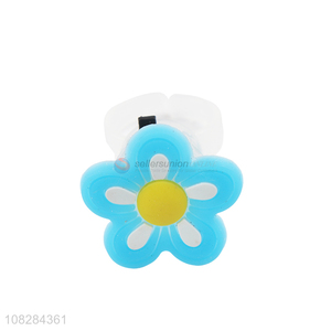 Cute Design Led Flower Ring Flashing Finger Ring Toy