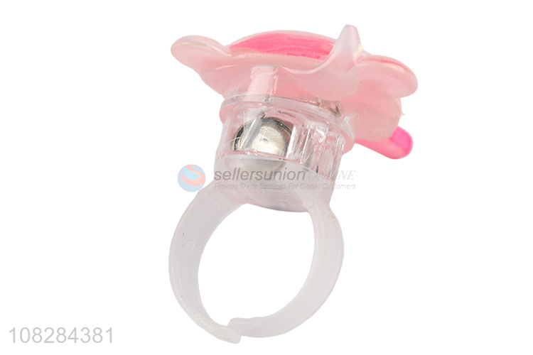 Factory Wholesale Led Ring Glowing Finger Ring For Kids