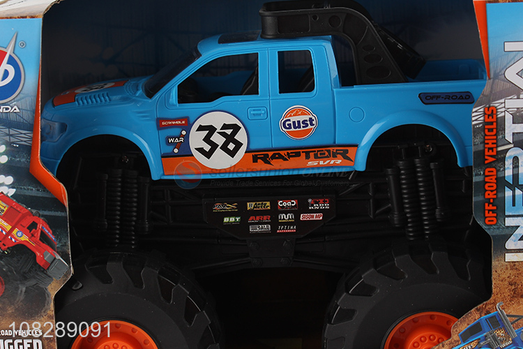 High quality 1:16 scale off road friction powered vehicle toy for toddlers