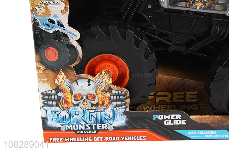 Wholesale 1:18 scale free wheeling off road monster car toy for kids