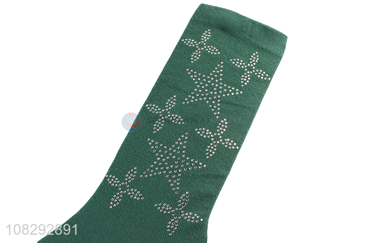 New Design Women Cotton Socks Breathable Crew Socks