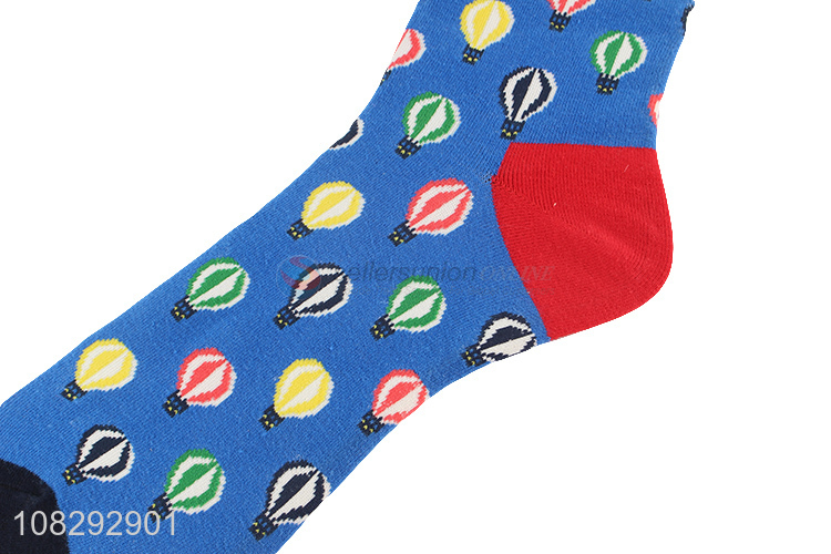 Hot Selling Colorful Socks Adults Cotton Socks Crew Socks