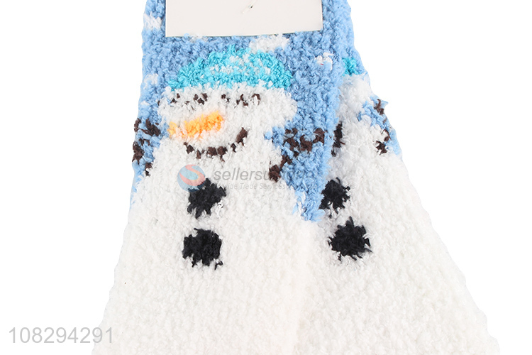 Custom Snowman Pattern Ankle Socks Fashion Short Socks