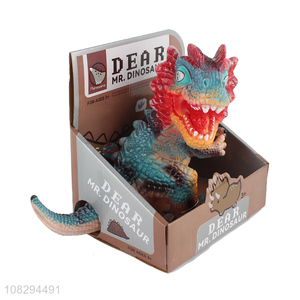 New arrival cartoon dilophosaurus model toy for kids boys girls