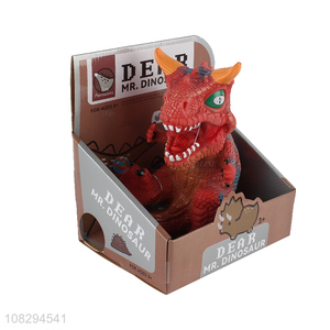 High quality cartoon torosaurus model toy kids gift party favors