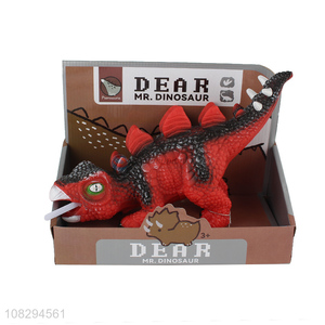 Good quality cartoon stegosaurus model toy simulation dinosaur toy