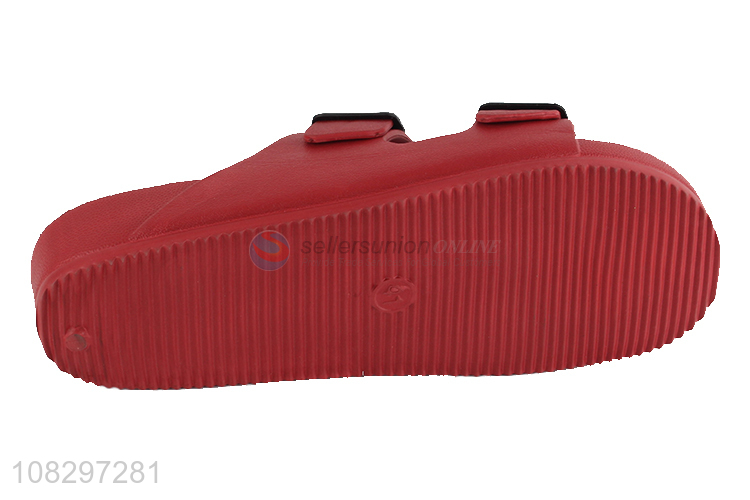 Hot items red fashion casual outdoor slippers for sale