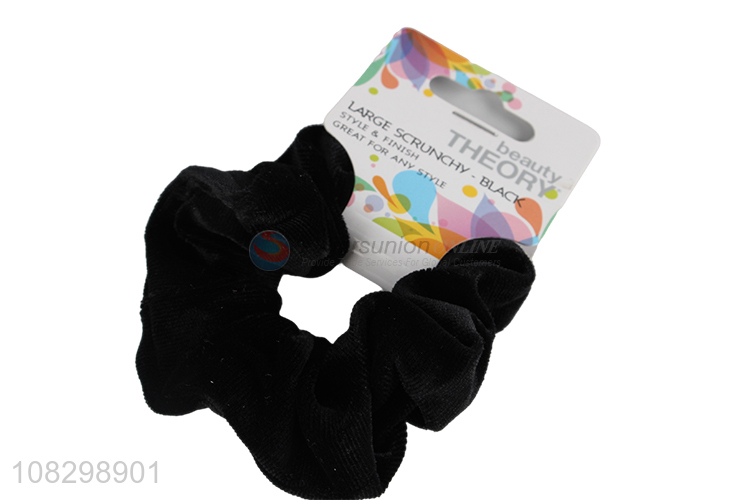 Wholesale price black fashion hairband portable hairrope