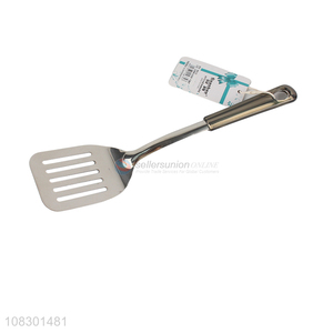 China factory stainless steel kitchen utensils slotted spatula