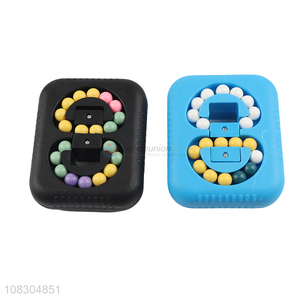 Factory price rotating magic cube fidget spinner toy for kids
